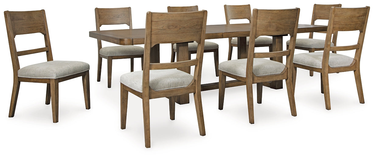 Cabalynn Dining Table and 8 Chairs Milwaukee Furniture of Chicago - Furniture Store in Chicago Serving Humbolt Park, Roscoe Village, Avondale, & Homan Square