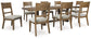 Cabalynn Dining Table and 8 Chairs Milwaukee Furniture of Chicago - Furniture Store in Chicago Serving Humbolt Park, Roscoe Village, Avondale, & Homan Square
