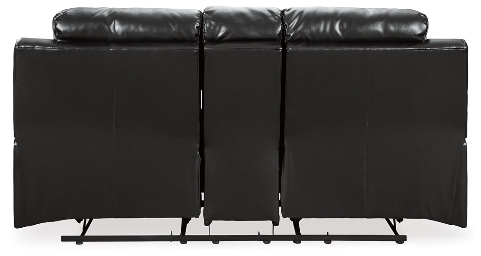 Kempten DBL Rec Loveseat w/Console Milwaukee Furniture of Chicago - Furniture Store in Chicago Serving Humbolt Park, Roscoe Village, Avondale, & Homan Square
