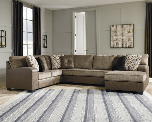 Abalone 3-Piece Sectional with Chaise Milwaukee Furniture of Chicago - Furniture Store in Chicago Serving Humbolt Park, Roscoe Village, Avondale, & Homan Square