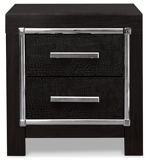 Kaydell Queen Upholstered Panel Bed with Mirrored Dresser, Chest and Nightstand Milwaukee Furniture of Chicago - Furniture Store in Chicago Serving Humbolt Park, Roscoe Village, Avondale, & Homan Square
