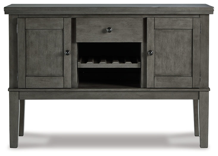 Hallanden Dining Table and 4 Chairs and Bench with Storage Milwaukee Furniture of Chicago - Furniture Store in Chicago Serving Humbolt Park, Roscoe Village, Avondale, & Homan Square
