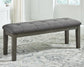Hallanden Dining Table and 4 Chairs and Bench with Storage Milwaukee Furniture of Chicago - Furniture Store in Chicago Serving Humbolt Park, Roscoe Village, Avondale, & Homan Square
