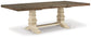 Bolanburg Dining Table and 8 Chairs with Storage Milwaukee Furniture of Chicago - Furniture Store in Chicago Serving Humbolt Park, Roscoe Village, Avondale, & Homan Square