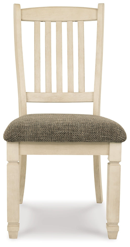 Bolanburg Dining Table and 8 Chairs with Storage Milwaukee Furniture of Chicago - Furniture Store in Chicago Serving Humbolt Park, Roscoe Village, Avondale, & Homan Square