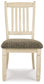 Bolanburg Dining Table and 8 Chairs with Storage Milwaukee Furniture of Chicago - Furniture Store in Chicago Serving Humbolt Park, Roscoe Village, Avondale, & Homan Square
