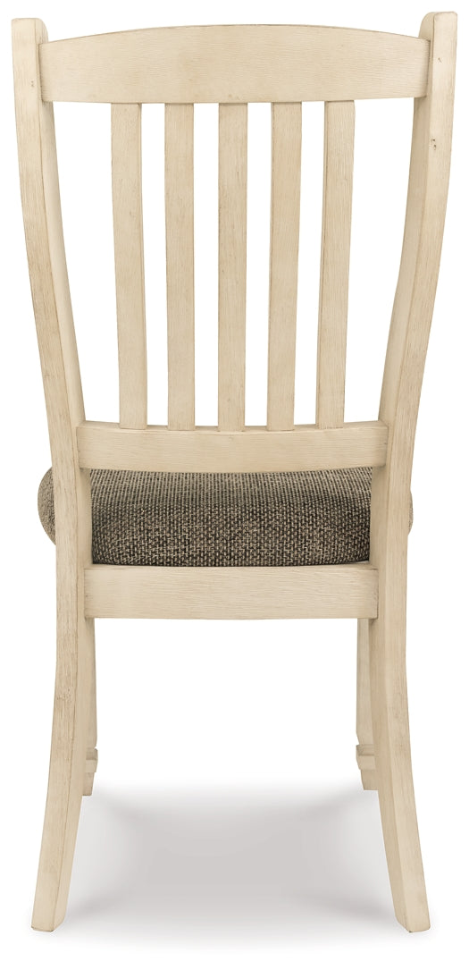 Bolanburg Dining Table and 8 Chairs with Storage Milwaukee Furniture of Chicago - Furniture Store in Chicago Serving Humbolt Park, Roscoe Village, Avondale, & Homan Square