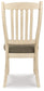 Bolanburg Dining Table and 8 Chairs with Storage Milwaukee Furniture of Chicago - Furniture Store in Chicago Serving Humbolt Park, Roscoe Village, Avondale, & Homan Square