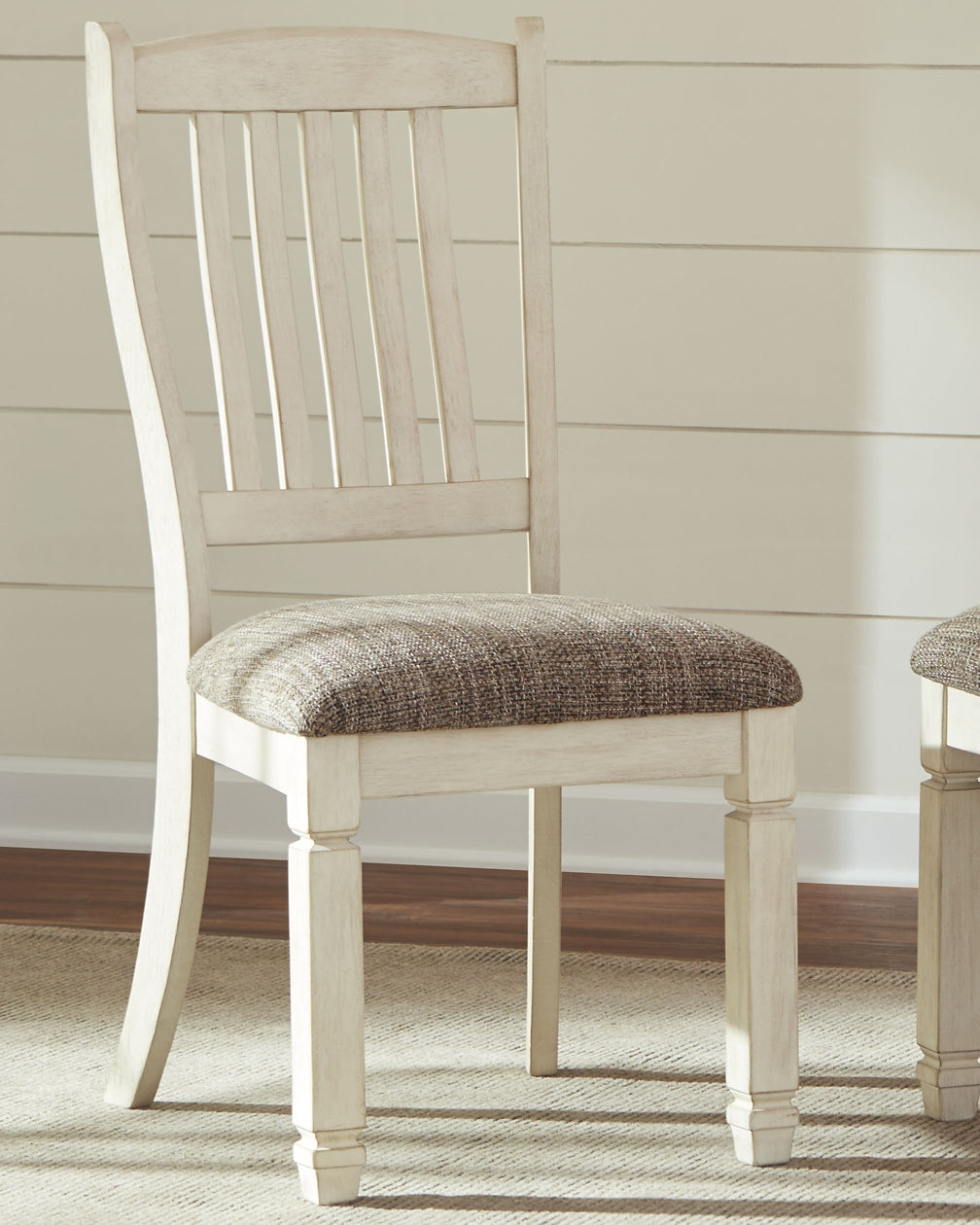 Bolanburg Dining Table and 8 Chairs with Storage Milwaukee Furniture of Chicago - Furniture Store in Chicago Serving Humbolt Park, Roscoe Village, Avondale, & Homan Square