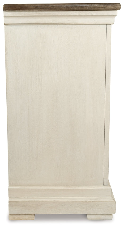 Bolanburg Dining Table and 8 Chairs with Storage Milwaukee Furniture of Chicago - Furniture Store in Chicago Serving Humbolt Park, Roscoe Village, Avondale, & Homan Square