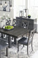 Myshanna Dining Table and 8 Chairs with Storage Milwaukee Furniture of Chicago - Furniture Store in Chicago Serving Humbolt Park, Roscoe Village, Avondale, & Homan Square