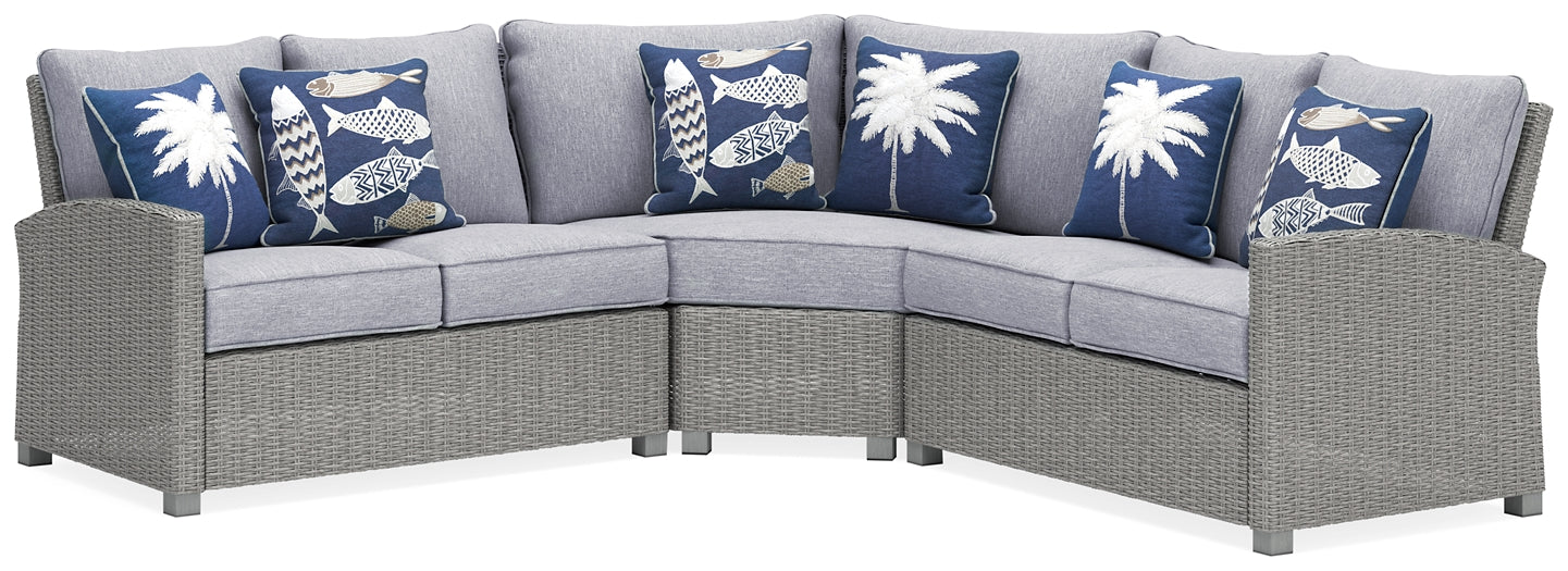 Naples Beach 3-Piece Outdoor Sectional Milwaukee Furniture of Chicago - Furniture Store in Chicago Serving Humbolt Park, Roscoe Village, Avondale, & Homan Square