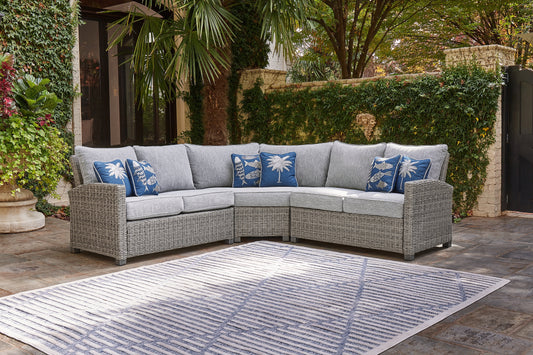 Naples Beach 3-Piece Outdoor Sectional Milwaukee Furniture of Chicago - Furniture Store in Chicago Serving Humbolt Park, Roscoe Village, Avondale, & Homan Square