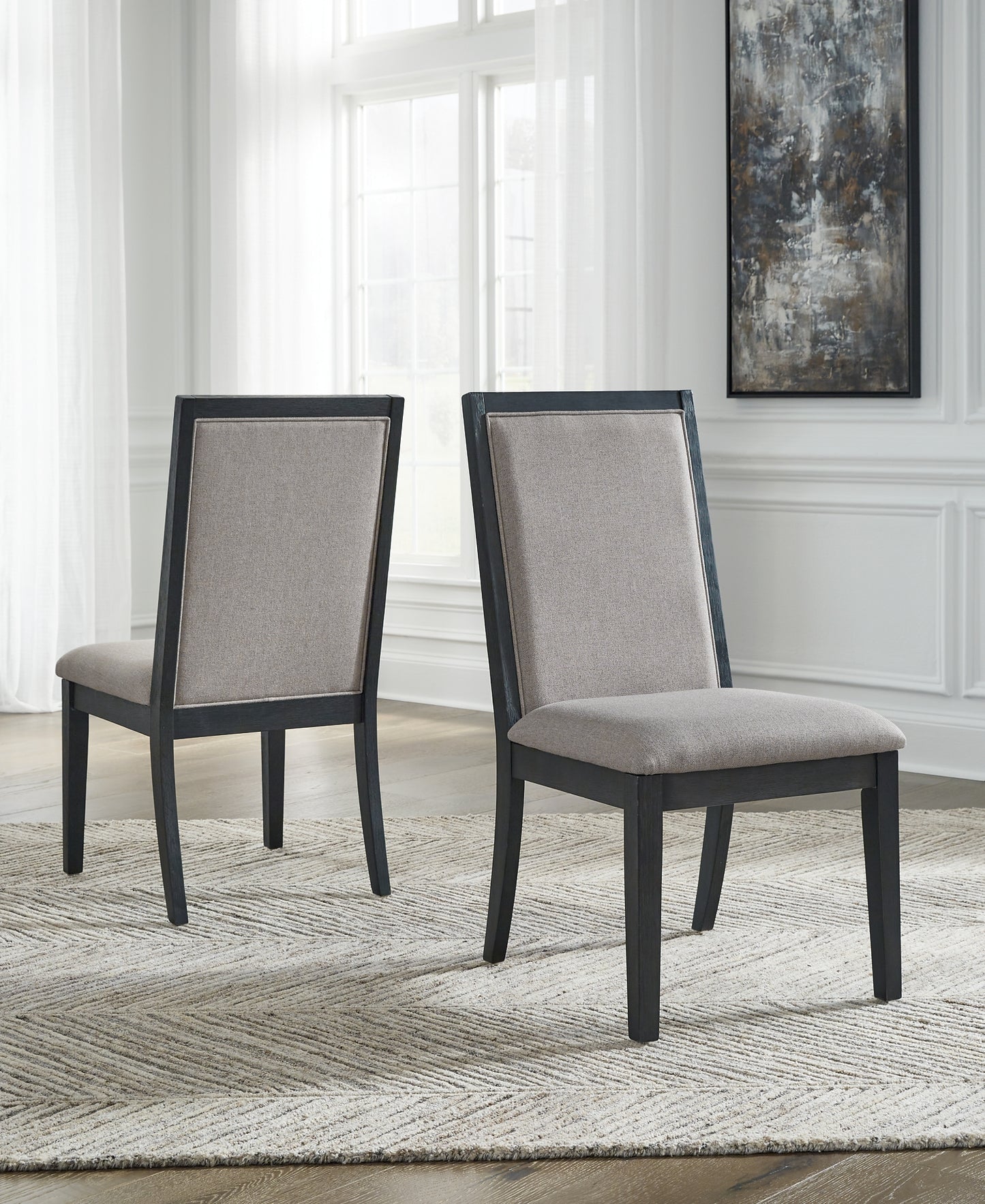 Foyland Dining Table and 8 Chairs with Storage Milwaukee Furniture of Chicago - Furniture Store in Chicago Serving Humbolt Park, Roscoe Village, Avondale, & Homan Square