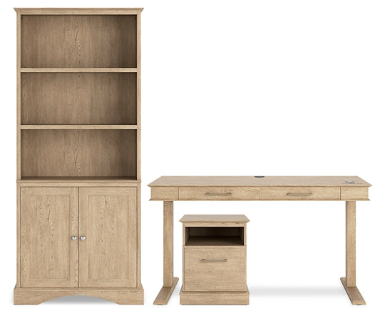 Elmferd Home Office Desk and Storage Milwaukee Furniture of Chicago - Furniture Store in Chicago Serving Humbolt Park, Roscoe Village, Avondale, & Homan Square