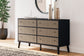 Charlang Six Drawer Dresser Milwaukee Furniture of Chicago - Furniture Store in Chicago Serving Humbolt Park, Roscoe Village, Avondale, & Homan Square