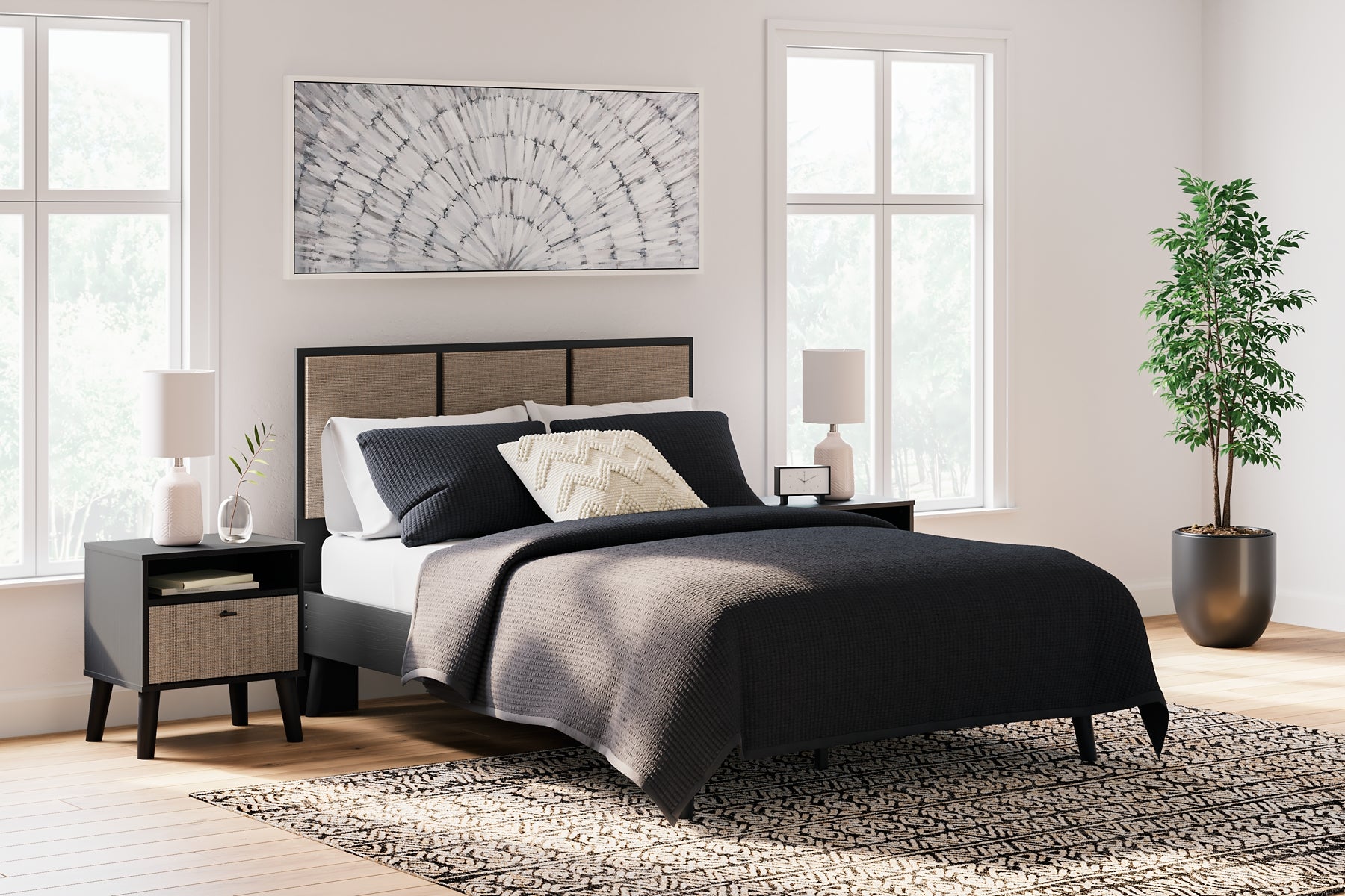 Charlang Full Panel Platform Bed Milwaukee Furniture of Chicago - Furniture Store in Chicago Serving Humbolt Park, Roscoe Village, Avondale, & Homan Square