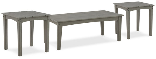 Visola Outdoor Coffee Table with 2 End Tables Milwaukee Furniture of Chicago - Furniture Store in Chicago Serving Humbolt Park, Roscoe Village, Avondale, & Homan Square