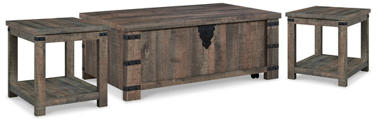 Hollum Coffee Table with 2 End Tables Milwaukee Furniture of Chicago - Furniture Store in Chicago Serving Humbolt Park, Roscoe Village, Avondale, & Homan Square