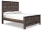 Wynnlow Queen Crossbuck Panel Bed with Mirrored Dresser, Chest and 2 Nightstands Milwaukee Furniture of Chicago - Furniture Store in Chicago Serving Humbolt Park, Roscoe Village, Avondale, & Homan Square