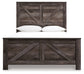 Wynnlow Queen Crossbuck Panel Bed with Mirrored Dresser, Chest and 2 Nightstands Milwaukee Furniture of Chicago - Furniture Store in Chicago Serving Humbolt Park, Roscoe Village, Avondale, & Homan Square