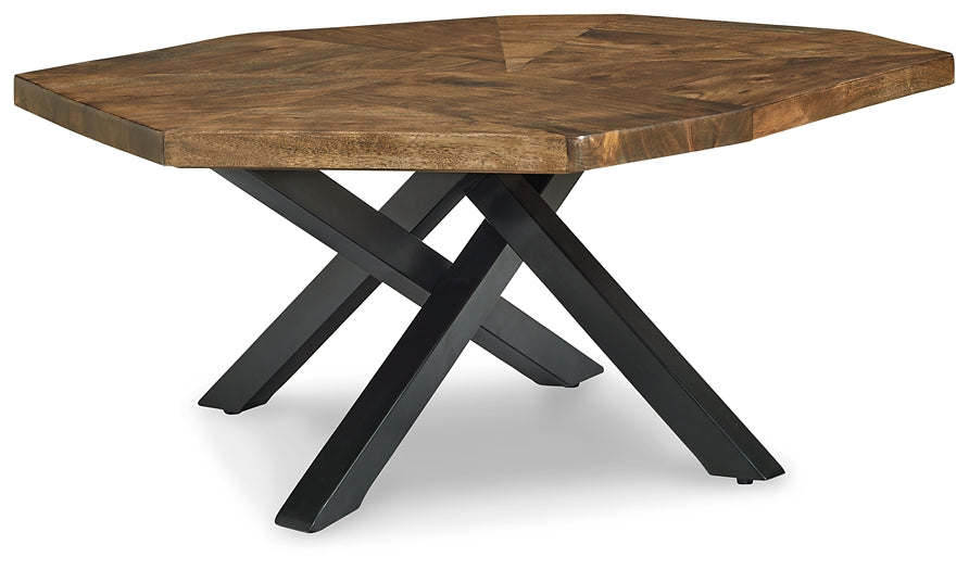 Haileeton Coffee Table with 1 End Table Milwaukee Furniture of Chicago - Furniture Store in Chicago Serving Humbolt Park, Roscoe Village, Avondale, & Homan Square