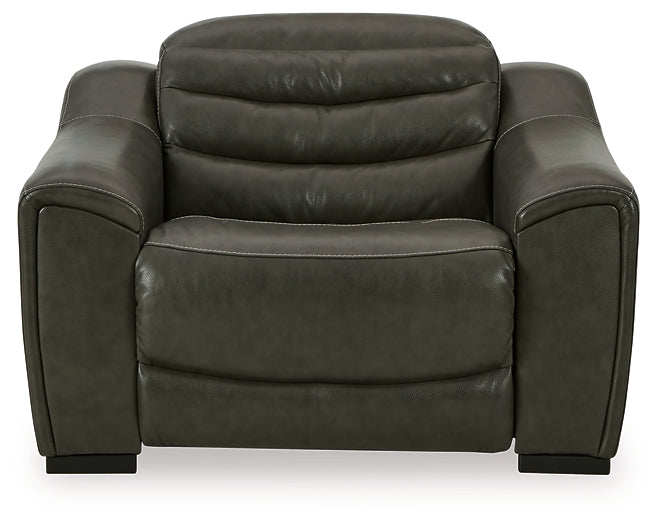 Center Line 3-Piece Sectional with Recliner Milwaukee Furniture of Chicago - Furniture Store in Chicago Serving Humbolt Park, Roscoe Village, Avondale, & Homan Square