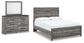 Bronyan Queen Panel Bed with Mirrored Dresser Milwaukee Furniture of Chicago - Furniture Store in Chicago Serving Humbolt Park, Roscoe Village, Avondale, & Homan Square