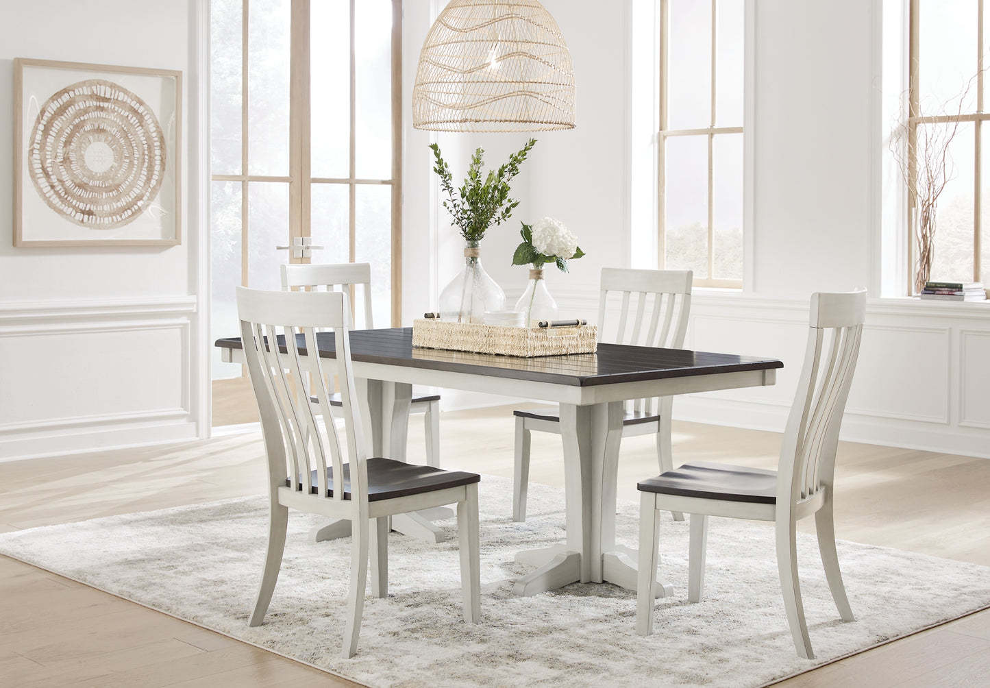 Darborn Dining Table and 4 Chairs