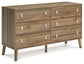 Aprilyn Twin Bookcase Headboard with Dresser, Chest and 2 Nightstands