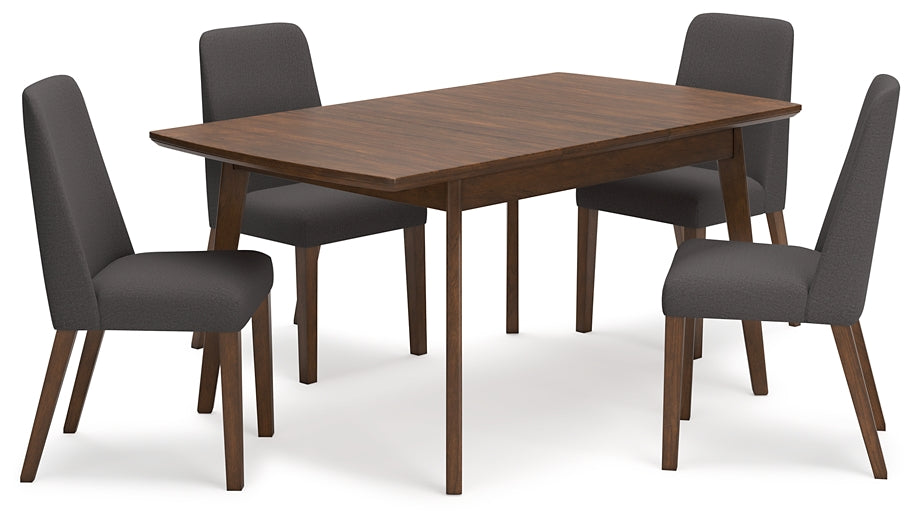 Lyncott Dining Table and 4 Chairs