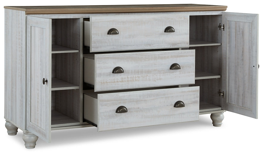 Haven Bay King Panel Bed with Dresser