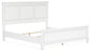 Fortman King Panel Bed with Mirrored Dresser