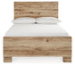 Hyanna Full Panel Bed with Mirrored Dresser, Chest and 2 Nightstands