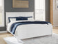 Fortman King Panel Bed with Mirrored Dresser, Chest and Nightstand
